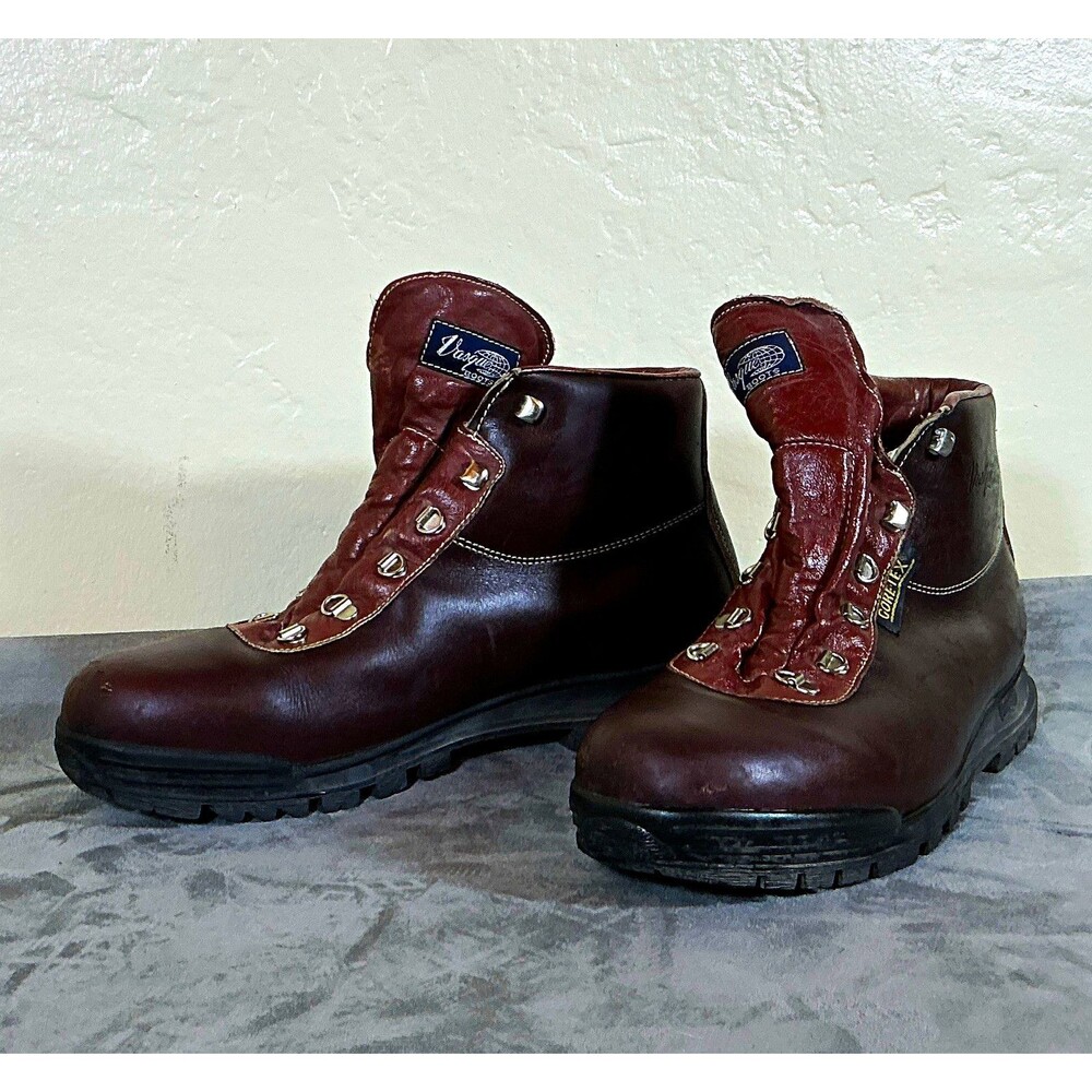 VASQUE Sundowner 11.5 M Hiking Boots Gore-Tex Brown Leather Made Italy Classic